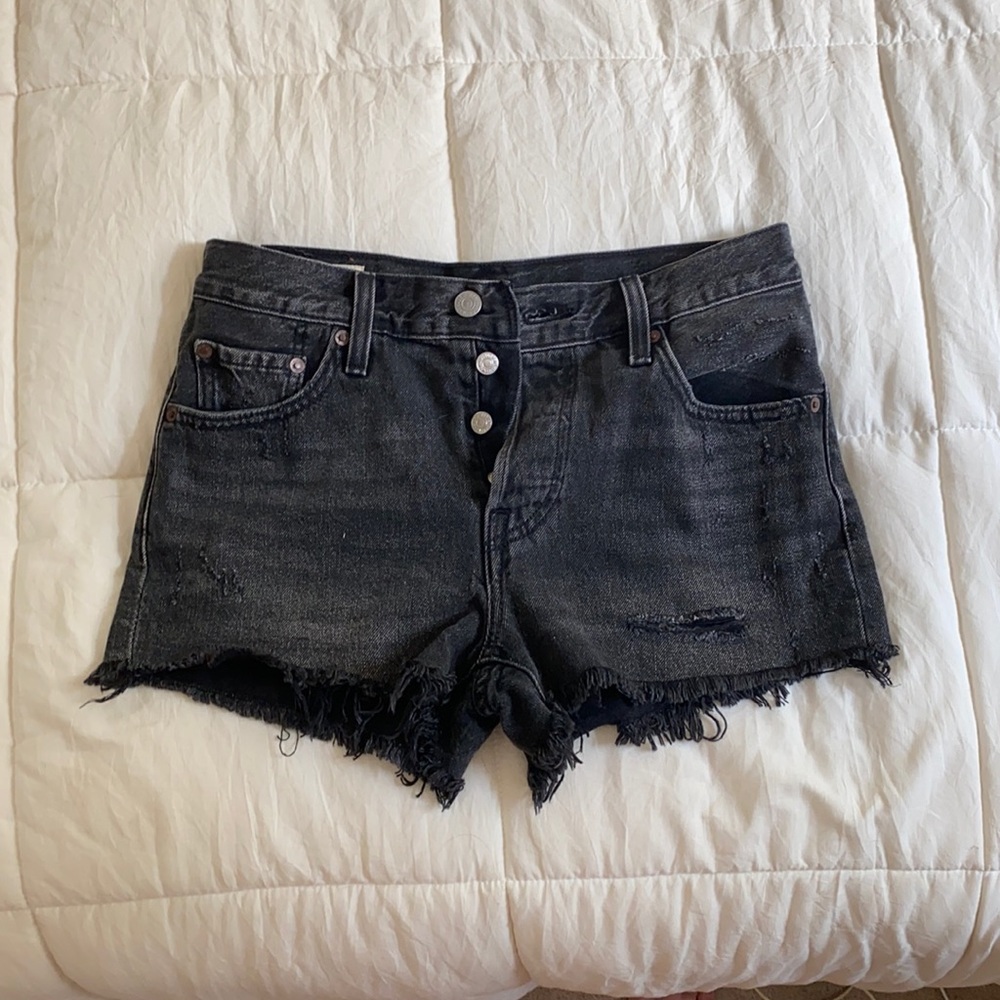 Black Levi shorts